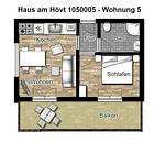 Grundriss - Ferienwohnung 5 - Top-Hundeurlaub