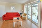 Wohnzimmer - Ferienwohnung 8 - Top-Hundeurlaub