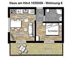 Grundriss - Ferienwohnung 8 - Top-Hundeurlaub