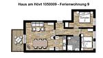 Grundriss - Ferienwohnung 9 - Top-Hundeurlaub
