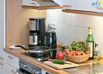 Küche / Küchenzeile - Ferienwohnung 10 - Top-Hundeurlaub