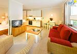 Wohnzimmer - Ferienwohnung 12 - Top-Hundeurlaub