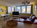 Wohnzimmer der Ferienwohnung "Willkommen bei den Hartmanns" in Wittdün auf Amrum - Ferienwohnung „Willkommen bei den Hartmanns" - Top-Hundeurlaub