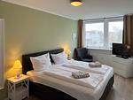 Schlafzimmer 2 der Ferienwohnung "Willkommen bei den Hartmanns" in Wittdün auf Amrum - Ferienwohnung „Willkommen bei den Hartmanns" - Top-Hundeurlaub
