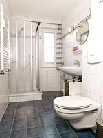 Badezimmer - Seemöwe - Top-Hundeurlaub