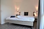 Schlafzimmer - Haus Nr. 16, Ferienhaus Deichgraf - Top-Hundeurlaub