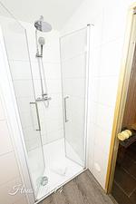 Badezimmer - Haus Nr. 14, Ferienhaus Fischerhus - Top-Hundeurlaub