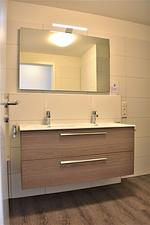 Badezimmer - Haus Nr. 15, Ferienhaus Fischerhus - Top-Hundeurlaub