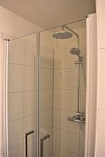 Badezimmer - Haus Nr. 15, Ferienhaus Fischerhus - Top-Hundeurlaub