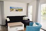 Wohnzimmer - Haus Nr.: 46, Ferienhaus Deichgraf - Top-Hundeurlaub