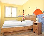 Schlafzimmer - Meeresglück - Top-Hundeurlaub