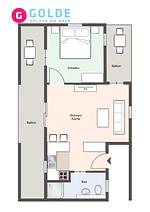 Grundriss - Penthouse Riviera No. 1 - Top-Hundeurlaub