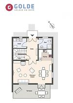 Grundriss - Reetdachhaus Reetkoje I - Top-Hundeurlaub