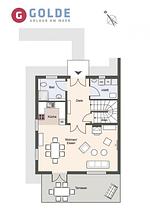 Grundriss - Reetdachhaus Reetkoje II - Top-Hundeurlaub