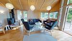 Wohnzimmer - Küstenhütte - Top-Hundeurlaub