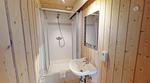 Badezimmer - Küstenhütte - Top-Hundeurlaub