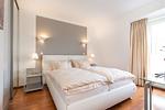 Schlafzimmer - Kapitänshaus Useney - Top-Hundeurlaub
