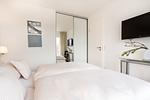 Schlafzimmer - Kapitänshaus Useney - Top-Hundeurlaub