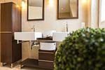 Badezimmer - Kapitänshaus Useney - Top-Hundeurlaub
