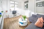 Wohnzimmer - Haus Kluin Wohnung 1 - Top-Hundeurlaub