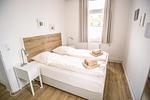 Schlafzimmer - Haus Kluin Wohnung 1 - Top-Hundeurlaub