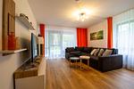 Wohnzimmer - Zwei-Zimmer-Apartment 49/04 - Top-Hundeurlaub