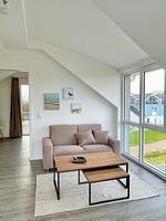 Wohnzimmer - Haus Nr. 17, Ferienhaus Deichgraf - Top-Hundeurlaub