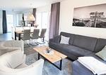 Wohnzimmer - Haus Nr. 22, Ferienhaus Deichgraf - Top-Hundeurlaub