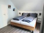 Schlafzimmer - Haus Nr. 22, Ferienhaus Deichgraf - Top-Hundeurlaub