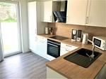 Küche / Küchenzeile - Haus Nr. 20, Ferienhaus Fischerhus - Top-Hundeurlaub