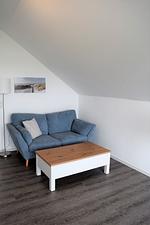Wohnzimmer - Haus Nr. 21, Ferienhaus Fischerhus - Top-Hundeurlaub