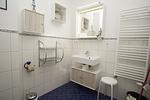 Badezimmer - FeWo06: Balkon, OG + DG - Top-Hundeurlaub