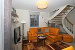 Wohnzimmer - Haus:Terrasse,Garten,Sauna - Top-Hundeurlaub