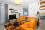 Wohnzimmer - Haus:Terrasse,Garten,Sauna - Top-Hundeurlaub