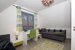 Wohnzimmer - Haus:Terrasse,Garten,Sauna - Top-Hundeurlaub