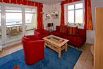 Wohnzimmer - FeWo 15: Balkon, Meerblick - Top-Hundeurlaub
