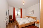 Schlafzimmer - FeWo 14: Balkon, Meerblick - Top-Hundeurlaub