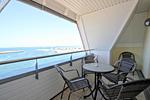 Balkon - FeWo 06:  Balkon, Meerblick - Top-Hundeurlaub