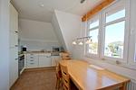 Küche / Küchenzeile - FeWo 06:  Balkon, Meerblick - Top-Hundeurlaub
