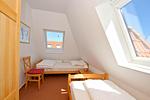 Schlafzimmer - FeWo 06:  Balkon, Meerblick - Top-Hundeurlaub
