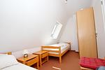Schlafzimmer - FeWo 06:  Balkon, Meerblick - Top-Hundeurlaub