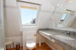 Badezimmer - FeWo 04: Balkon, Meerblick - Top-Hundeurlaub