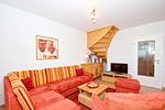 Wohnzimmer - FeWo 05: Balkon, Meerblick - Top-Hundeurlaub