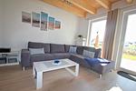 Wohnzimmer - Haus: Meerblick,Sauna,Terrasse - Top-Hundeurlaub