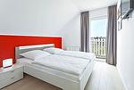 Schlafzimmer - Haus: Meerblick,Sauna,Terrasse - Top-Hundeurlaub