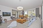 Wohnzimmer - Abendrot: Terrasse,Garten,Meerbl. - Top-Hundeurlaub