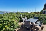 Terrasse - Morgenrot: Terr.,Garten,Meerblick - Top-Hundeurlaub