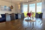 Wohnzimmer - Morgenrot: Terr.,Garten,Meerblick - Top-Hundeurlaub