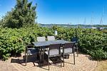 Terrasse - Morgenrot: Terr.,Garten,Meerblick - Top-Hundeurlaub