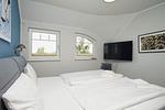 Schlafzimmer - Morgenrot: Terr.,Garten,Meerblick - Top-Hundeurlaub